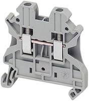 Schneider DIN Rail Mount Terminal Block, 2 Positions, 1 Pole, 26 AWG, 12 AWG, 4 mm², Screw, 32 A. SCHNEIDER.NSYTRV22