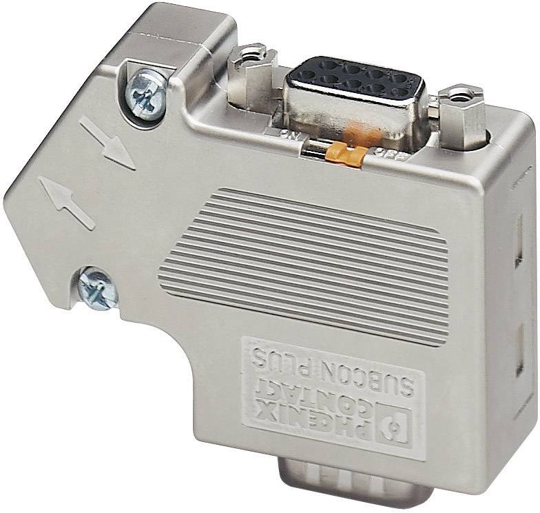 Phoenix Contact D-SUB connector - 9-pos. female connector - two cable entries - CAN Bus