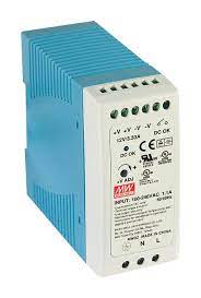 Mean Well MDR-40-24 Power Supply, DIN-Rail, 24 Volt, 1.7 Amp, 40.8 Watt, 3.9" x 1.6" x 3.5" Size