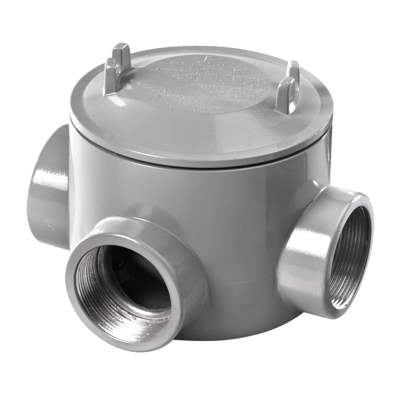 CAJAS PARA ÁREAS PELIGROSAS Figura TEE - Tamano 1-1/2".