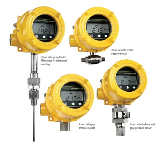 UE Controls One Series Safety Transmitter Gauge Pressure with  Safety Relay Output + Transmitter