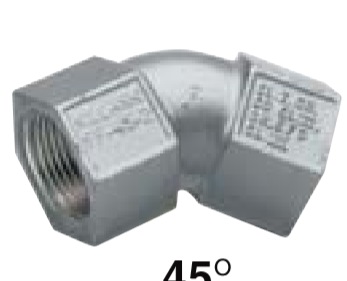 [KILLARK.FF-45-2] Killark ELBOW 45 3/4" AL FEMAL/FEMAL. KILLARK.FF-45-2